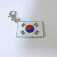 バッジ　韓国　国旗　KOREA 楽天市場】〈缶バッジ〉大韓民国 国旗 Mサイズ 直径44mm (ソウル